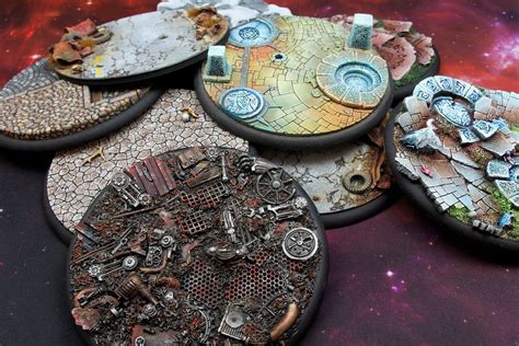 warhammer miniature bases.